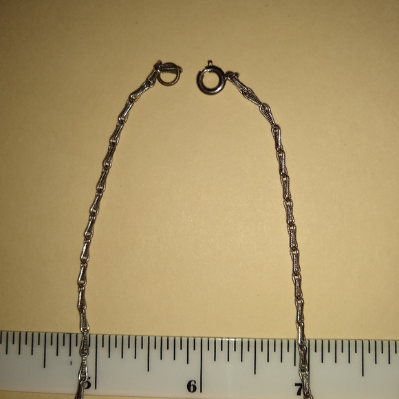 💮 Pink rhinestone necklace - Picture 5 of 5